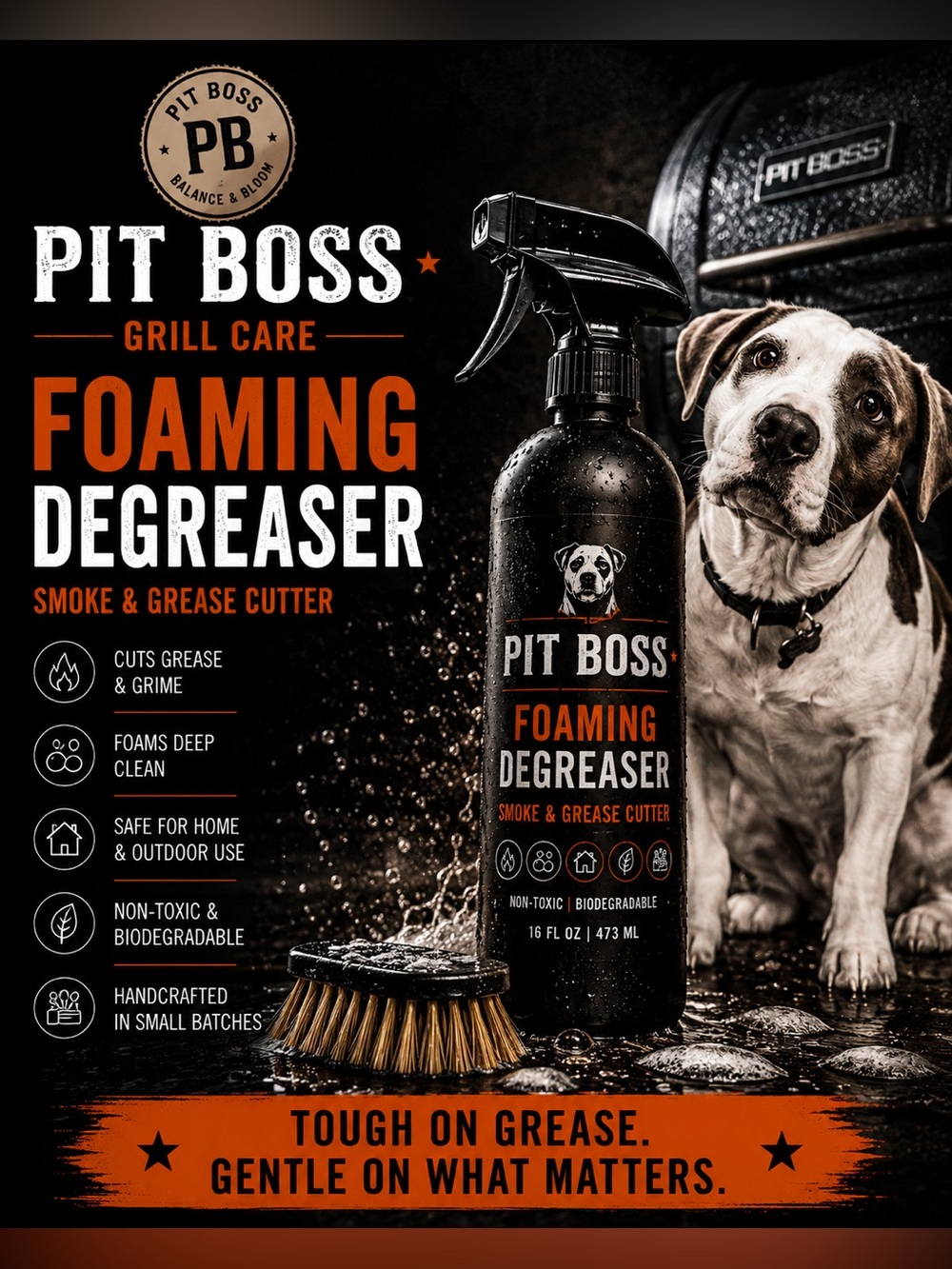 Foaming Degreaser | Heavy-Duty Grill Cleaner | 16oz